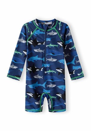 LONG SLEEVE ALL-IN-ONE - Maillot de bain - navy