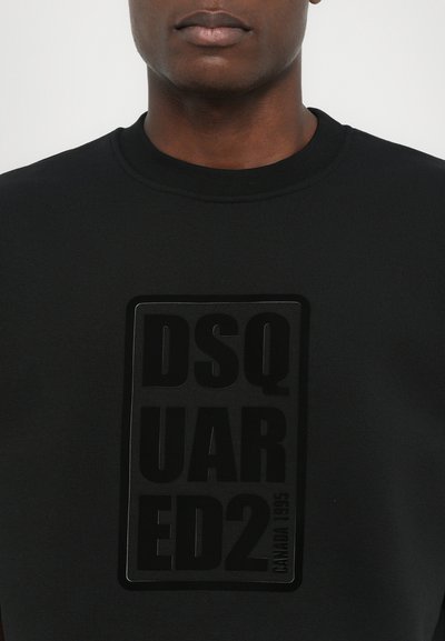 Dsquared2 LOOSE FIT CREW NECK - T-shirt imprimé - black