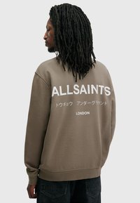 AllSaints UNDERGROUND CREW - Melegítőfelső - brown
