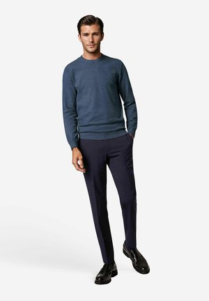Strickpullover - blau
