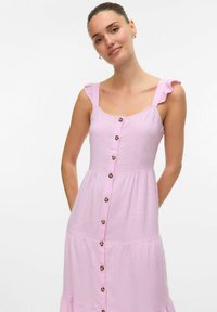 Vero Moda LINN MIDI - Abito a camicia - bonbon