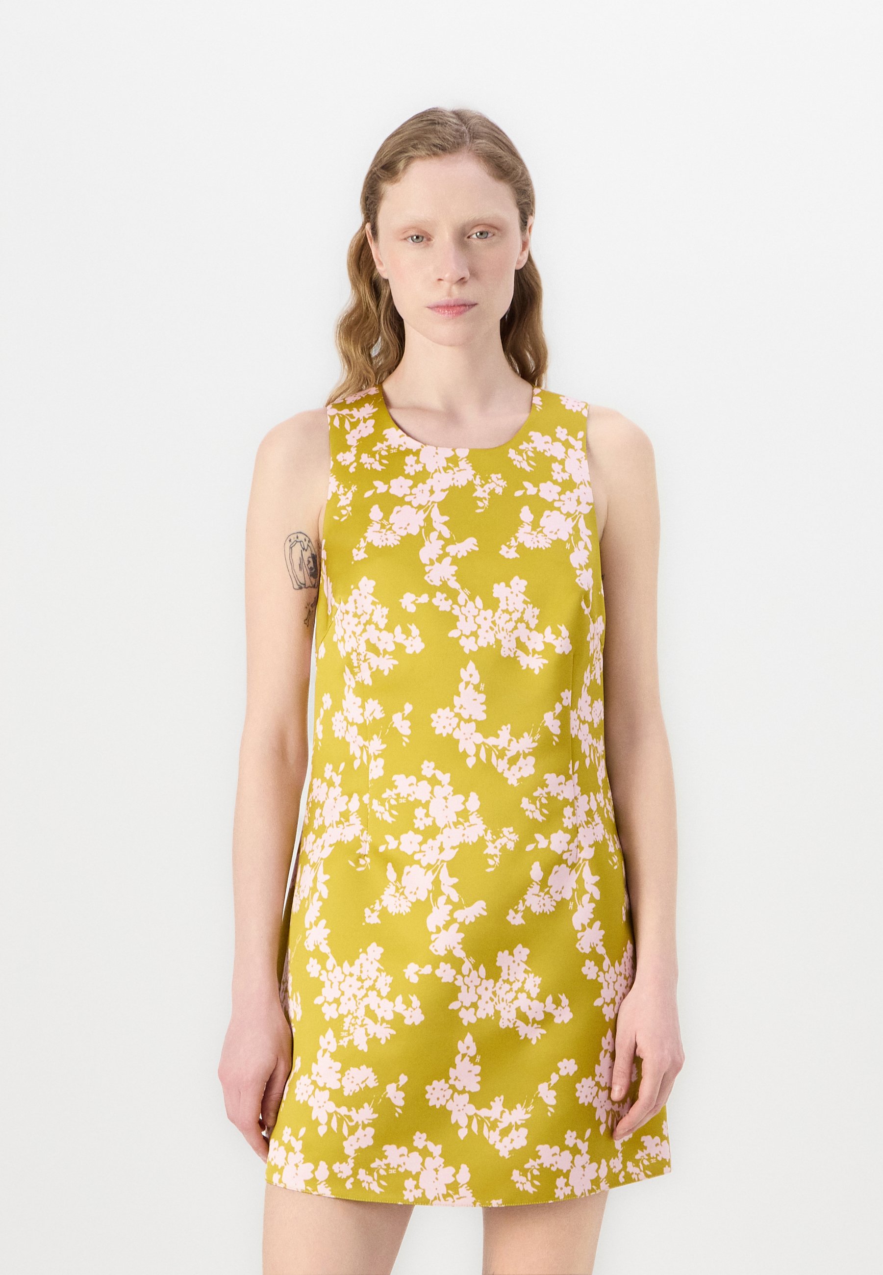 オールインワン・サロペット Elisabetta Franchi Curry Quarzo Sleeveless Dress Elisabetta Franchi Curry Quarzo Sleeveless Dress | ShopSimon