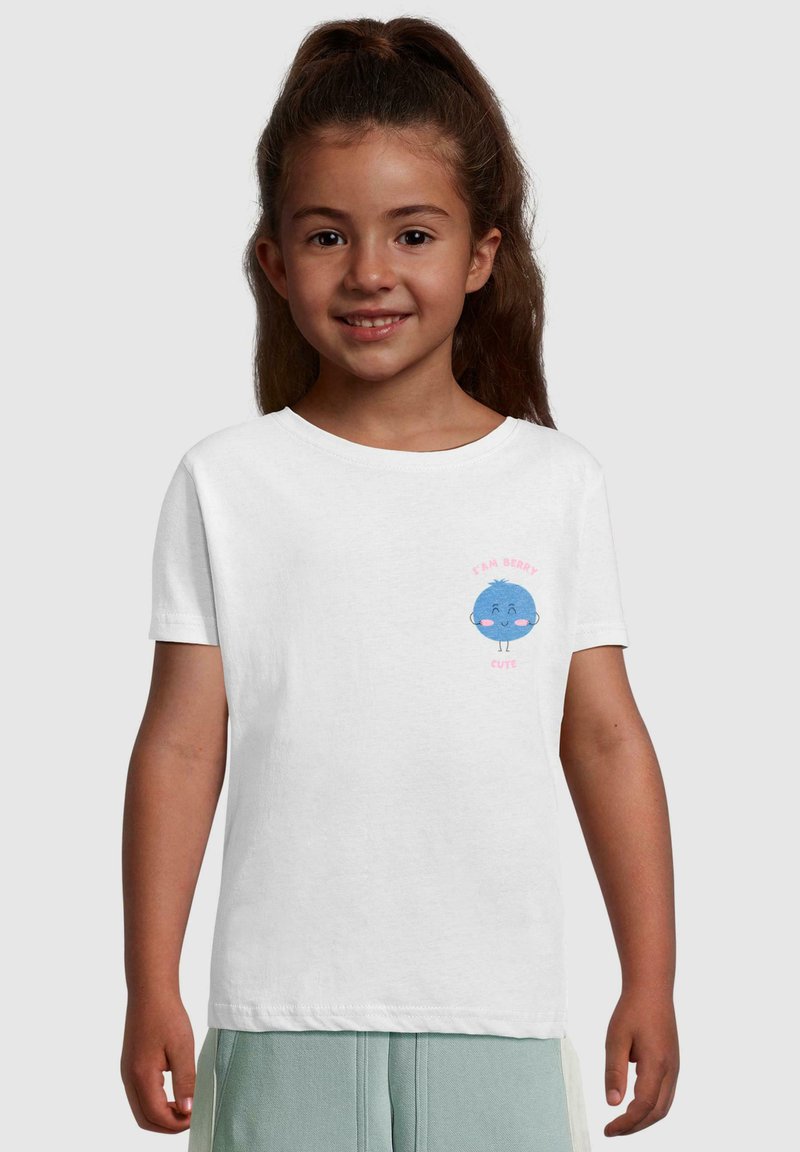 Merchcode BERRY CUTE  - T-shirt con stampa - white