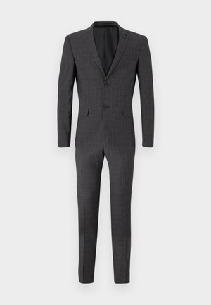 Isaac Dewhirst NOTCH TEXTURE SLIM SUIT - Costume - charcoal mix