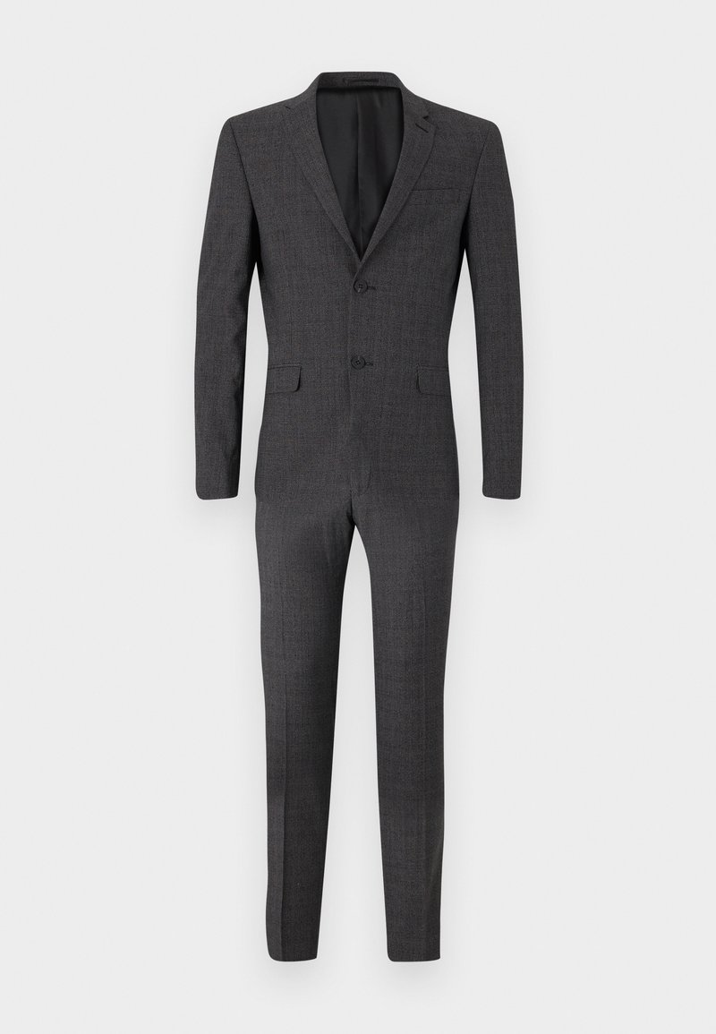 Isaac Dewhirst NOTCH TEXTURE SLIM SUIT - Fato - charcoal mix/cinzento ...