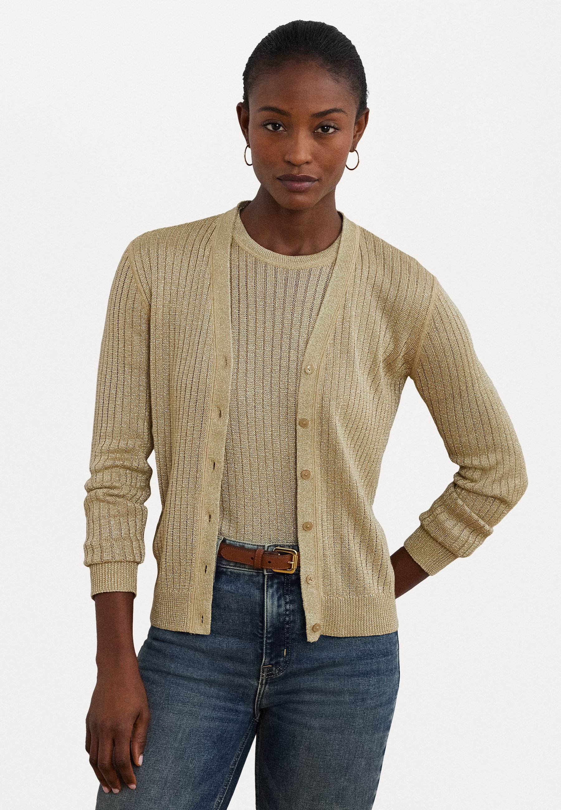 front button knit cardigan （louren）louren front button knit cardigan