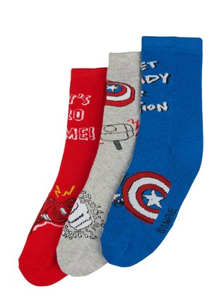 3 PAAR - Socken - mehrfarbig