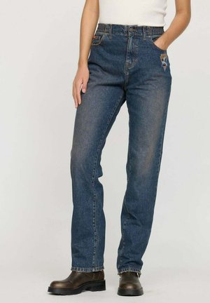 Jean droit - medium blue dirty