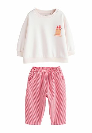 Next, REGULAR FIT - BARREL JOGGERS SET  - Sweatshirt - pink cake
