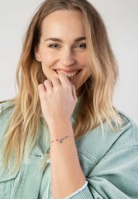 Lucardi REGENBOOG EMAILLE - Armband - silver-coloured