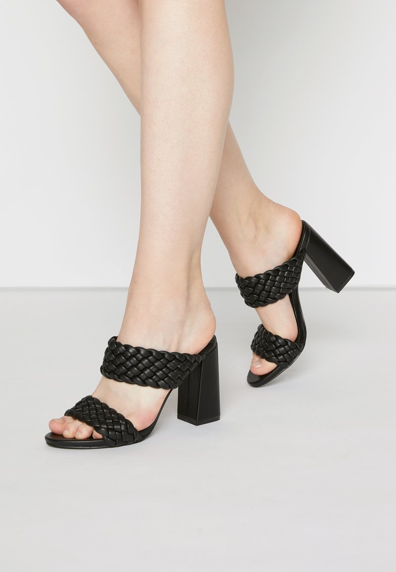 Steve Madden TANGLE - Mules de salto - black