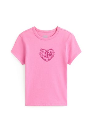 Vans, BARBED HEART W. - Camiseta estampada - medium pink