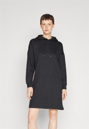 Vero Moda VMTRINA HOODIE DRESS - Päevakleit - black