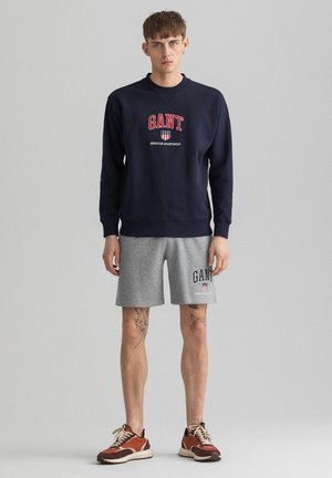 RETRO SHIELD - Short - grey melange