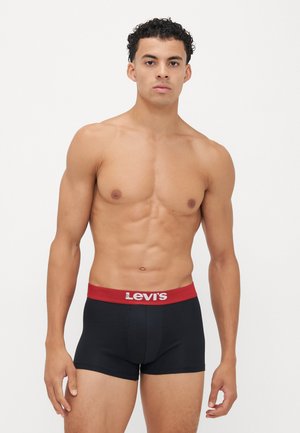 MEN BASIC TRUNK 2 PACK - Boxerkalsong - black/red
