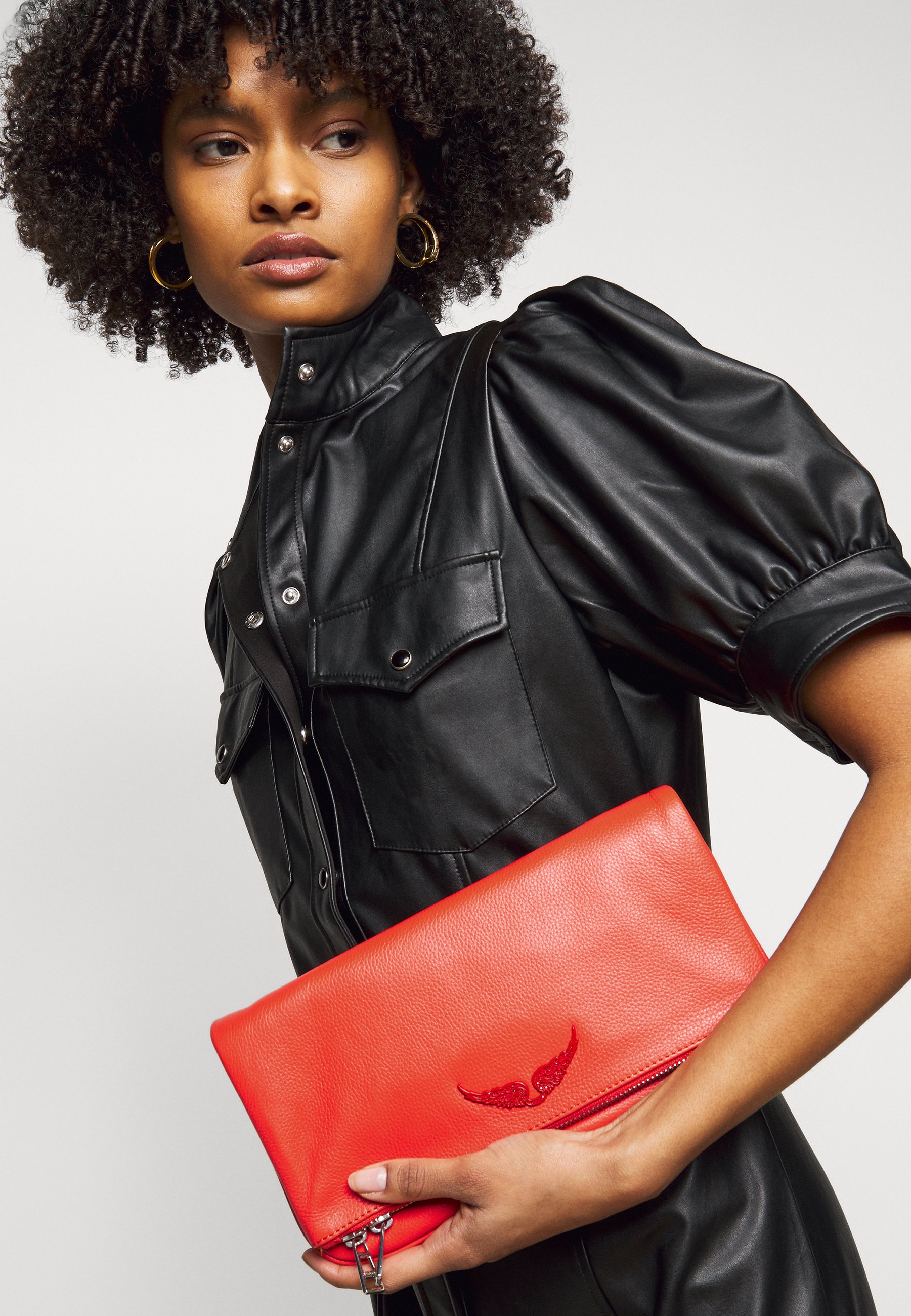 Zadig \u0026 Voltaire ROCK GRAINED - Bolso de mano - fougue/naranja - Zalando.es