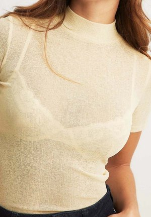 T-Shirt print - yellow