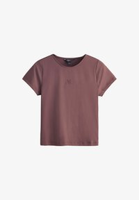 Unselected, chocolate brown logo