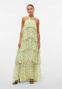 Vero Moda - FELICIA RUFFLE - Gallakjole - star white Miniaturebillede 1