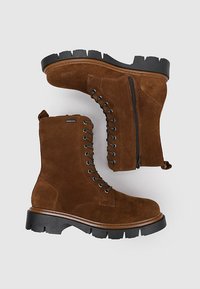 Sandra Fontán LILONGÜE - Bottines à lacets - camel