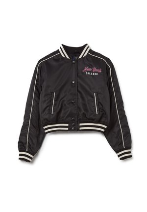 NEW YORK COLLEGE EMBROIDERY - Bomberjacke - black