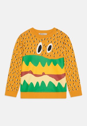 BOY PRINTED BURGER SPOTS - Sweatshirt - yellow