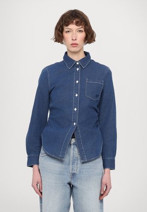MARIA - Blusa - light worn denim