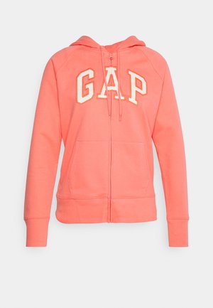 FASH - Mikina na zip - pink reef