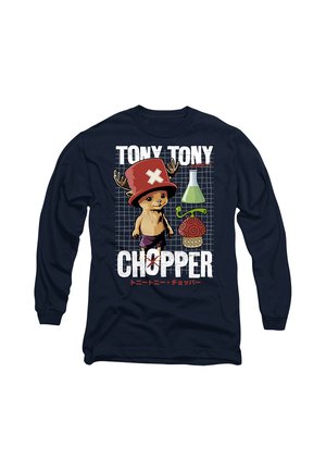 NETFLIX, ONE PIECE CHOPPER SCHEMATIC - Long sleeved top - dark blue