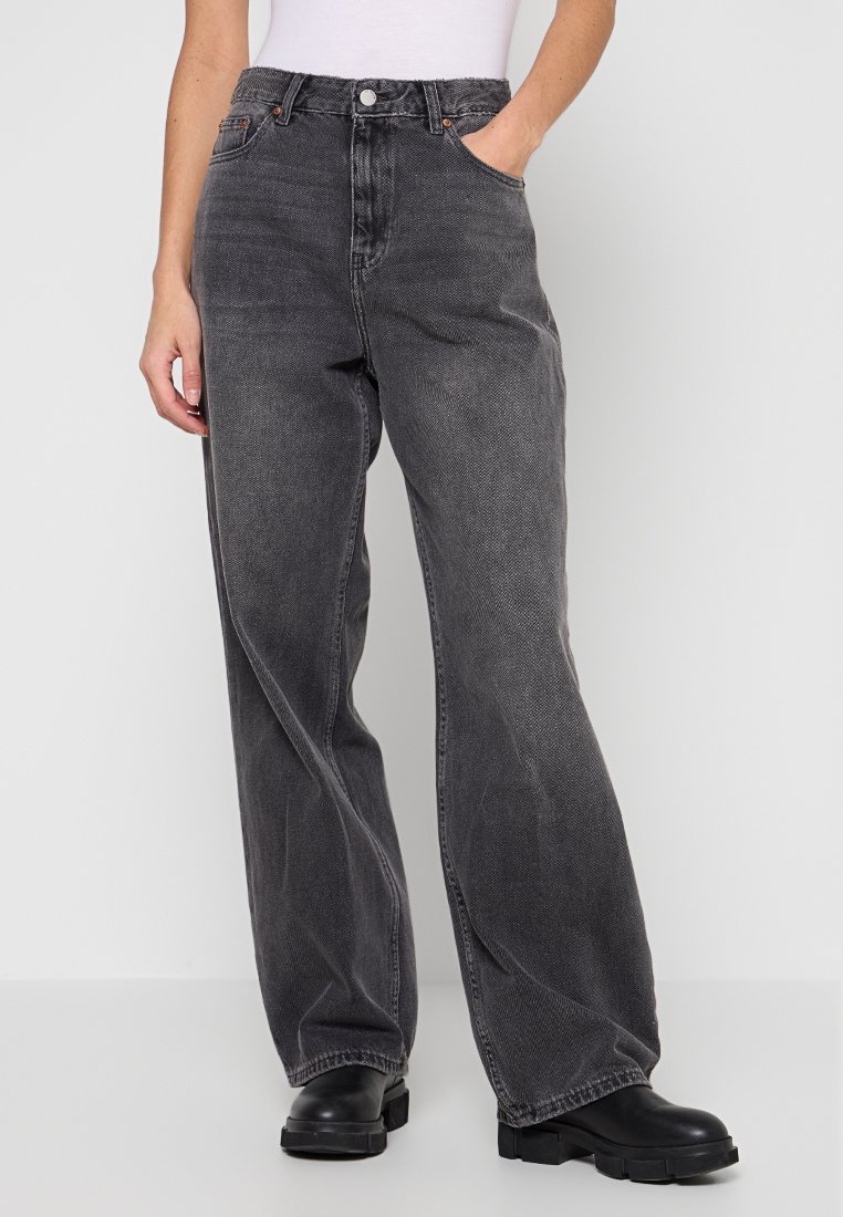 Dr.Denim Wide leg donkergrijs