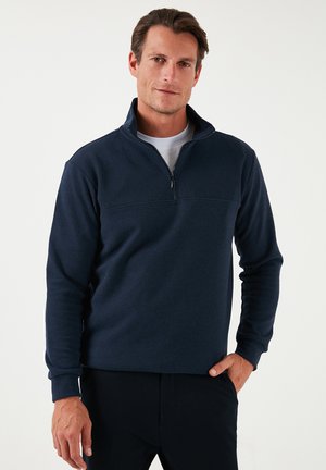REGULAR FIT - Striktrøje - dark blue