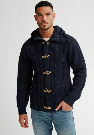 CABLE ANCHORAGE - Strickjacke - navy
