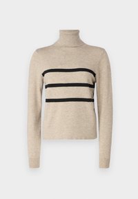VIKERRY ROLLNECK PULLOVER/KA - Camisola - natural/black