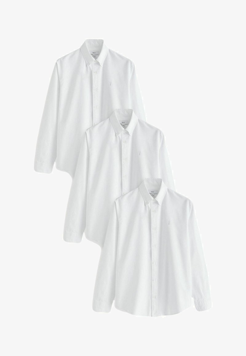 Next LONG SLEEVE 3 PACK - REGULAR FIT - Hemd - white