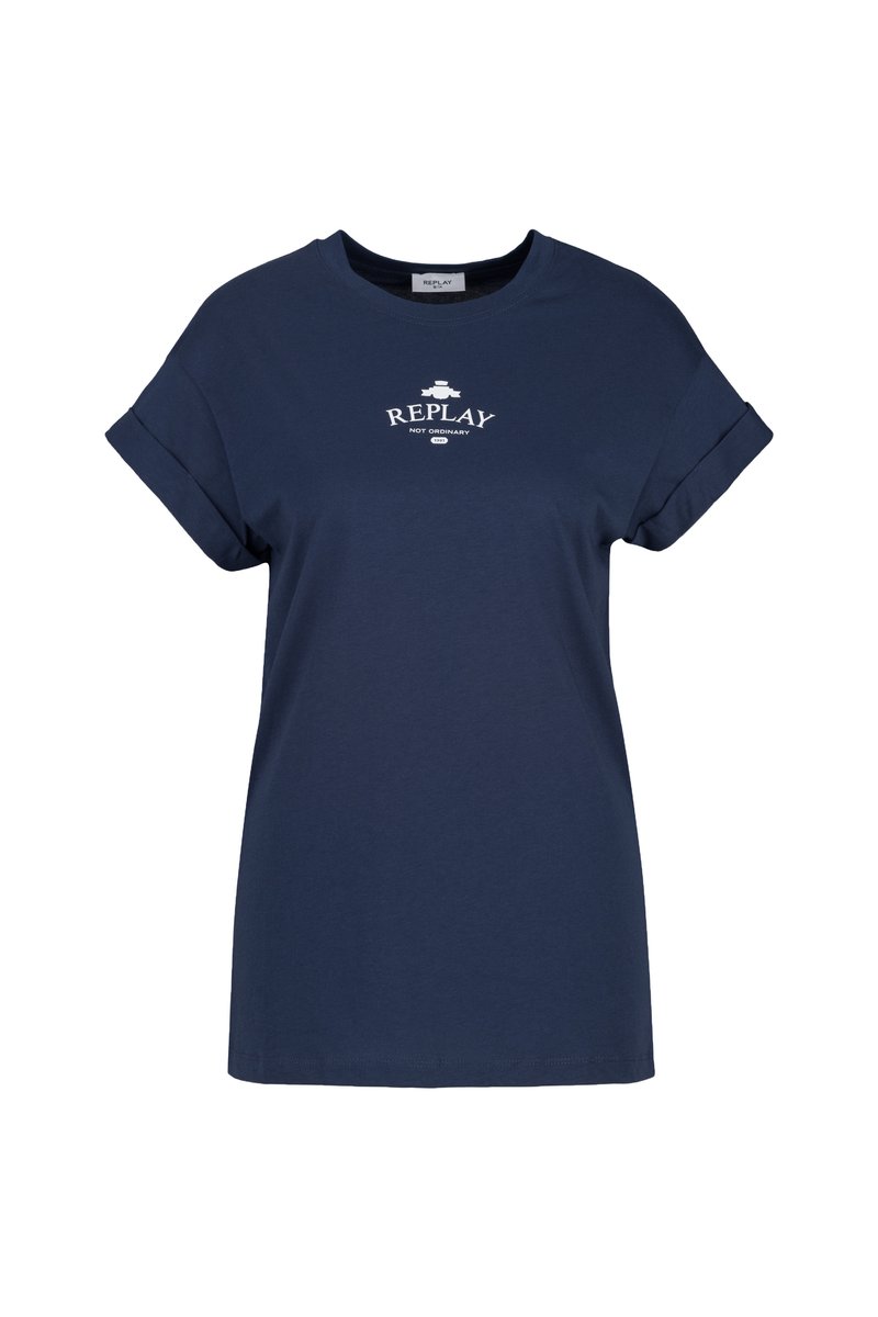 Replay T-shirt basic donkerblauw Replay T-shirt basic donkerblauw