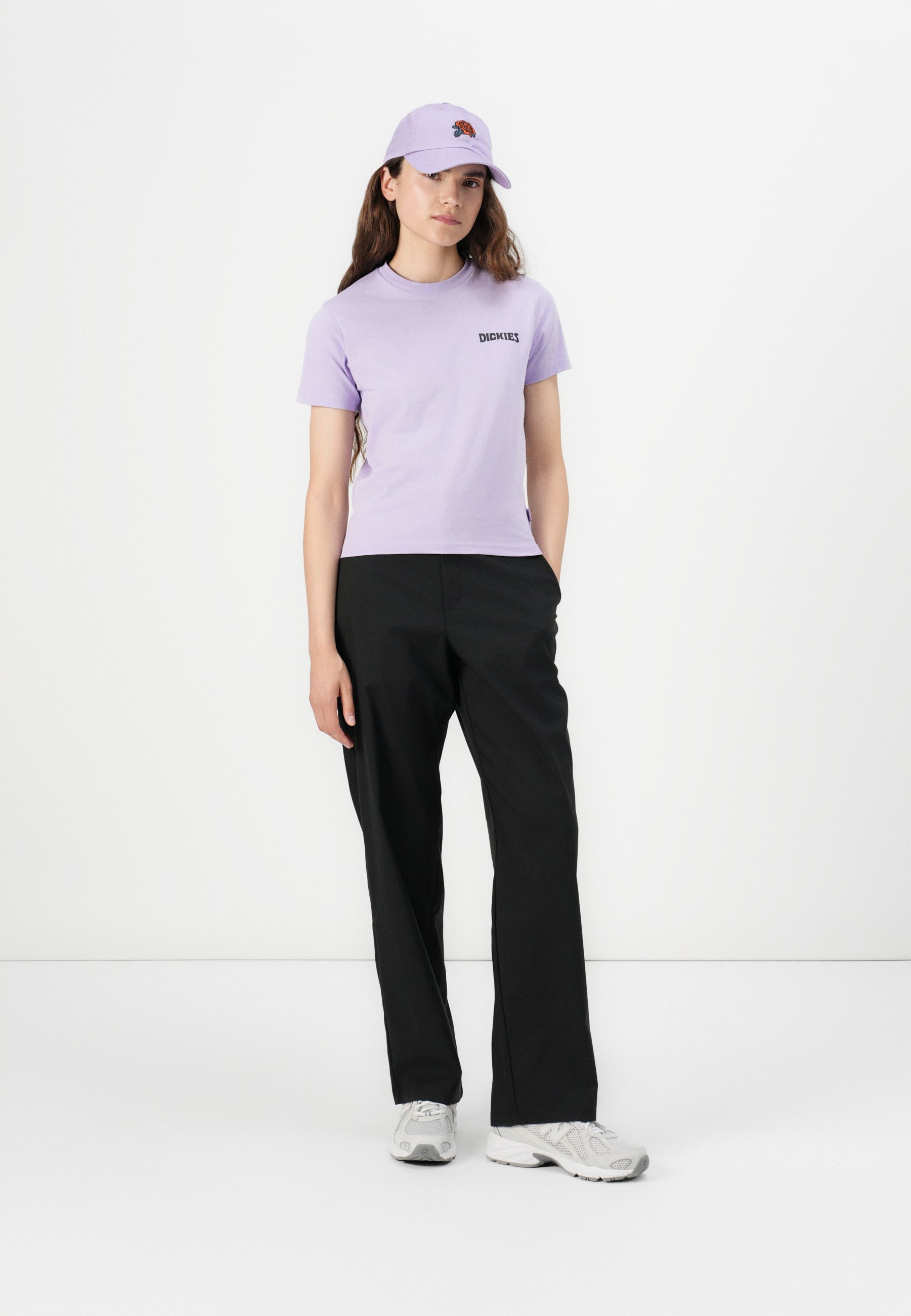 売れ筋商品|||ディッキーズ Tシャツ レディース トップス EAST GLACIER TEE - Print T-shirt - lilac Dickies EAST GLACIER TEE - Print T-shirt - lilac - Zalando