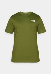 M SS BOX NSE TEE - Print T-shirt - woodland green/black
