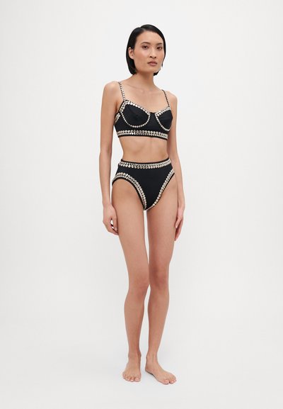 Norma Kamali STUD BOTTOM - Bas de bikini - black