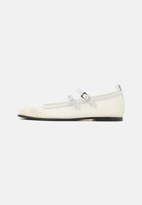 BULLA RINA - Ankle strap ballet pumps - white