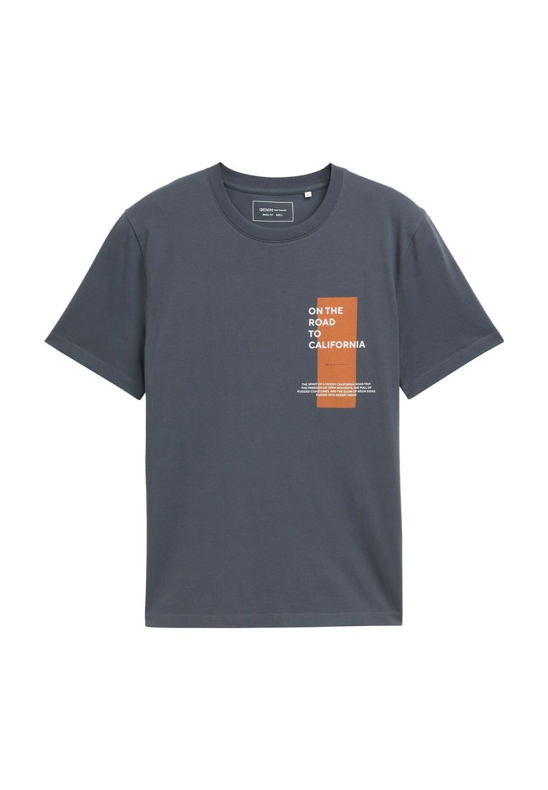 Tom Tailor Denim T-shirt print antraciet