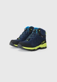 CMP MELNICK UNISEX - Botas de senderismo - blue/lime