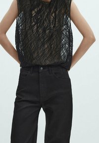 Massimo Dutti Jeans a sigaretta - black