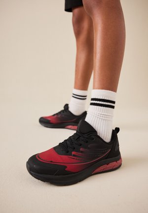 Next, REGULAR FIT - ELASTIC LACE TRAINERS  . - Baskets basses - black red
