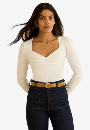 Love & Roses, REGULAR FIT - Pikkade varrukatega topp - ivory