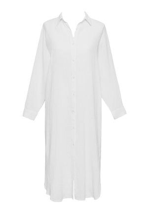 MAXI BOYFRIEND SHIRT - Accessorio da spiaggia - cream white