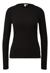 MIT STRUKTUR - Camiseta de manga larga - schwarz