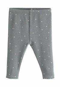 Next SET - REGULAR FIT - Legging - white charcoal grey swan