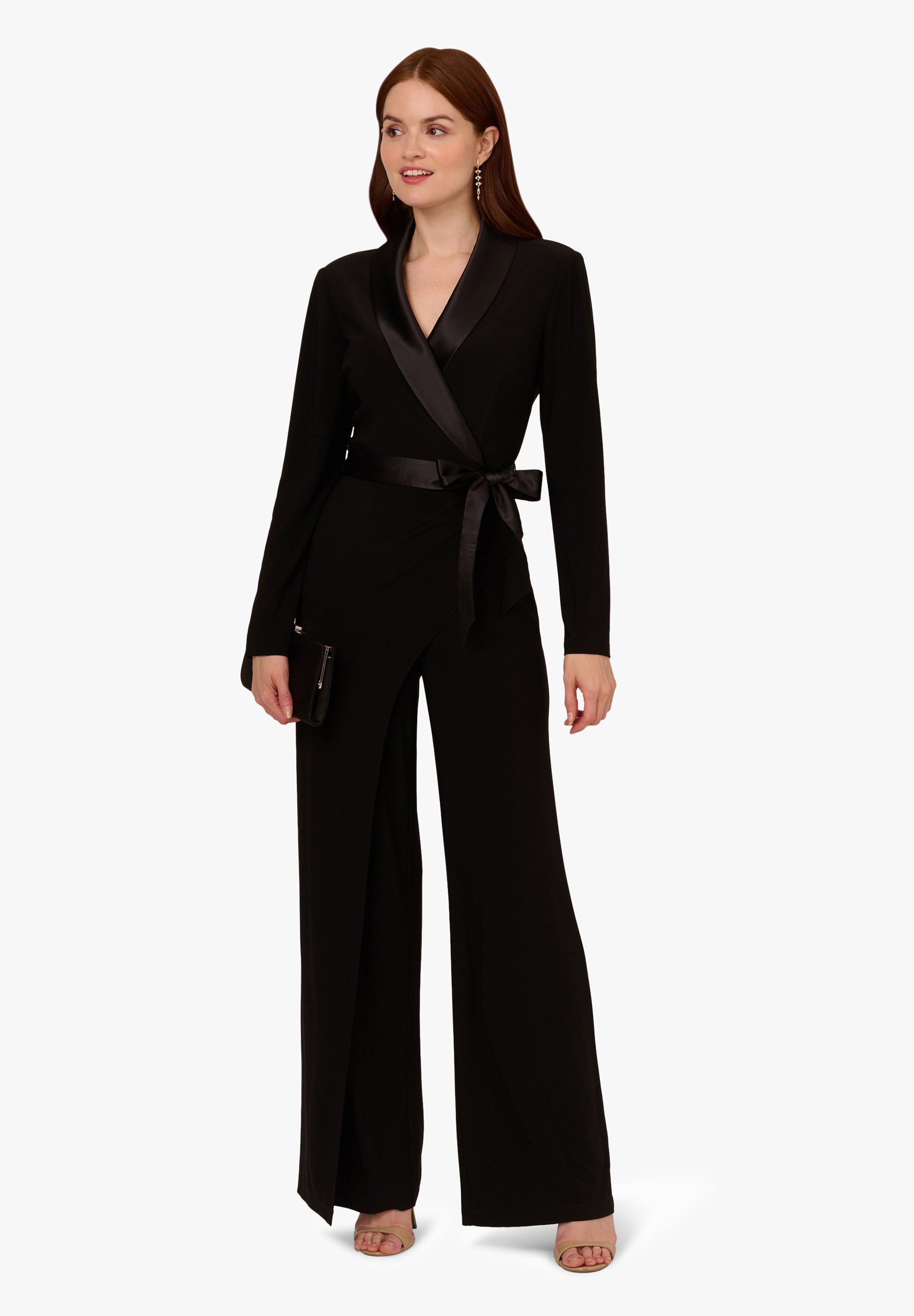Combinaison (jumpsuit) Adrianna Papell Noire Brodée - Taille 8, Neuve Avec étiquettes, Pour Occasion Habillée