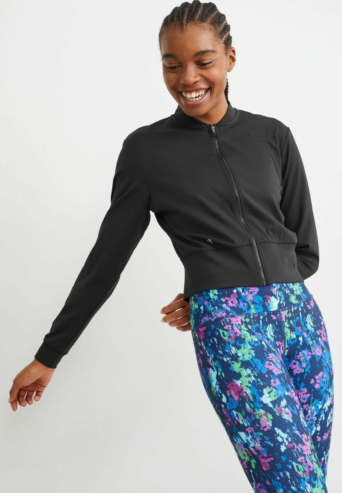 Pull Femme QS - Manches Chauve-souris 3/4, Col Rond, Coupe Ample - Longueur Dos Taille S : Environ 65 Cm