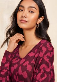 Friends Like These V NECK - Hosszú ujjú felső - red animal